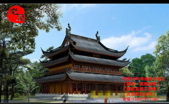 江苏寺庙设计图，江苏寺庙规划设计方案